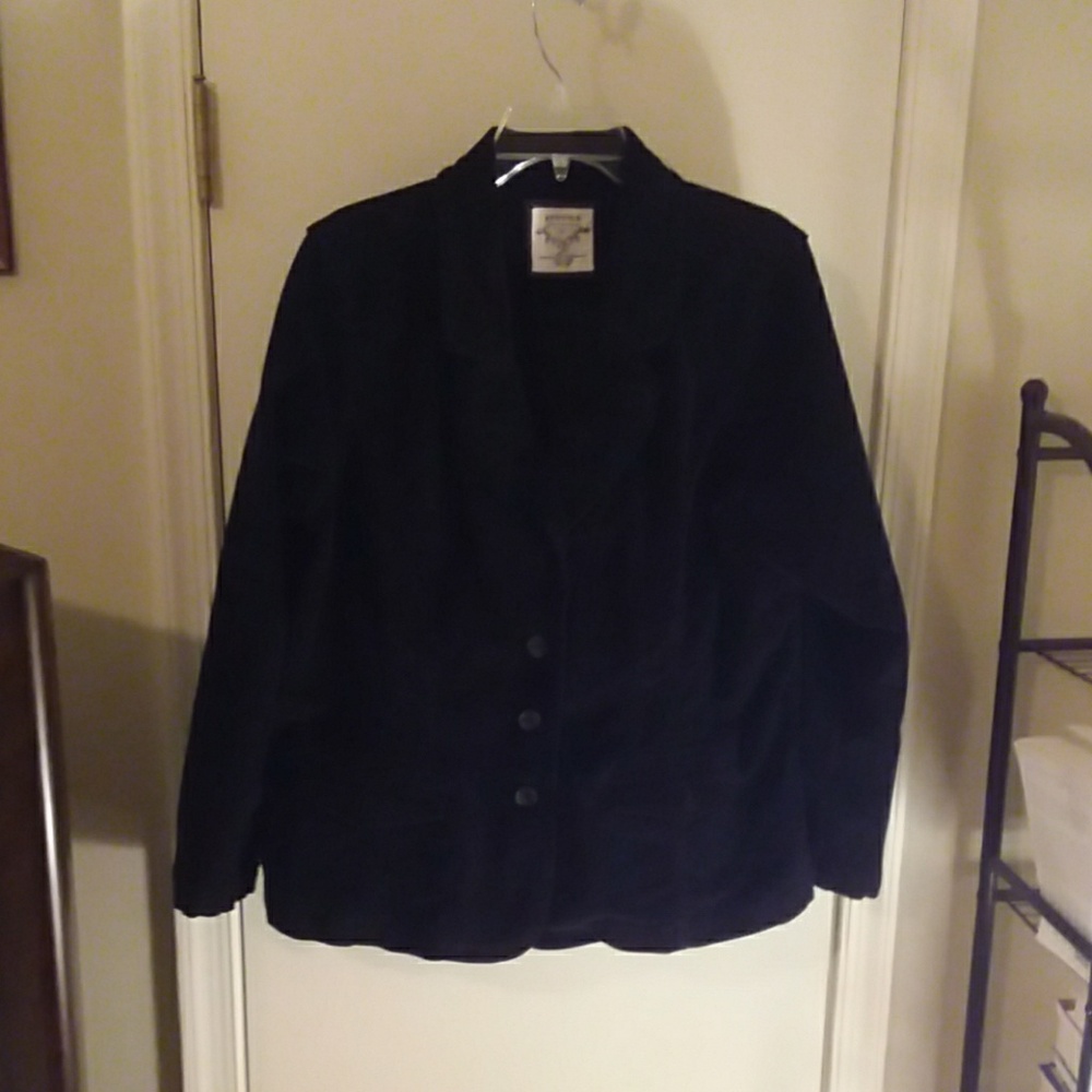Black corduroy blazer